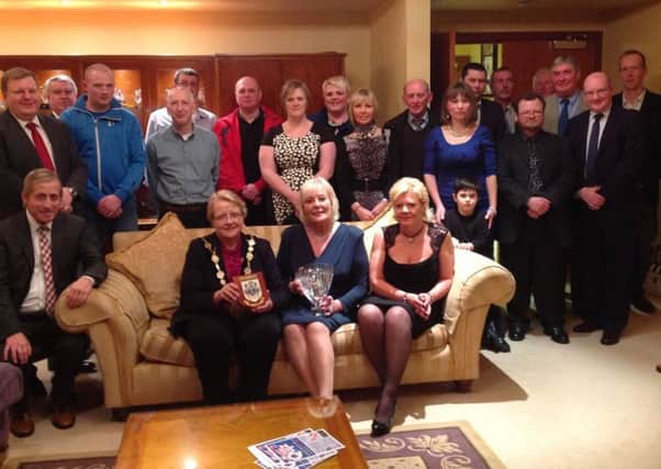 Friends, family and colleagues of Pamela Neill, MBE joined her at a mayoral reception hosted by Councillor Margaret Tolerton to mark Pamela's retirement from Voluntary Service Lisburn.