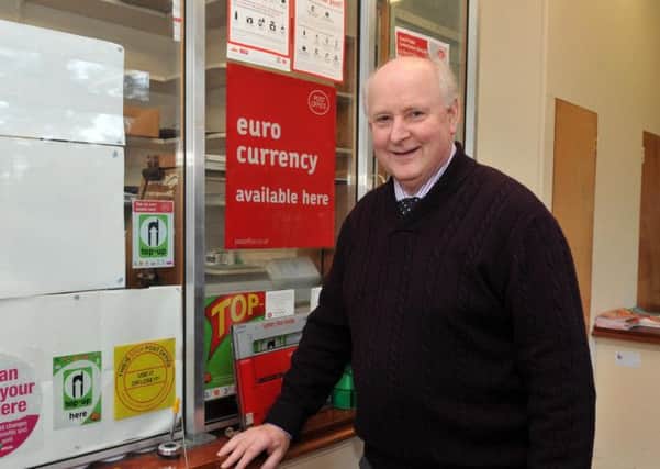 Jim Watson who is retiring from Waringstown Post Office. INLM10-111gc