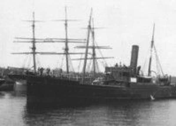 The Clyde Valley gunrunning ship.