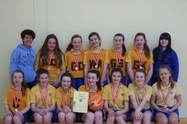 The Loreto College netball team, who took part in the annual Coleraine and District Year 8 tournament.