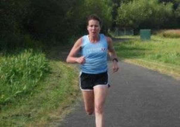 Fit N Running athlete Paula Wallace, who recorded a Personal Best in Belfast on Saturday.