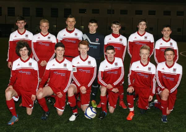 Wakehurst U-17 pictured prior to their match with Cookstown. INBT11-226AC