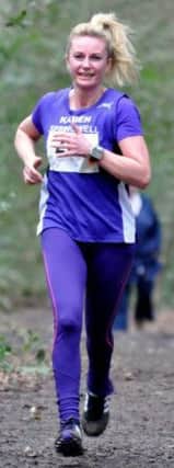 Karen McLaughlin (Springwell) winner of the Ladies Race.