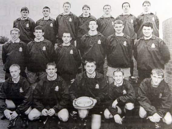 Downshire School Under 16 rugby team in 1997. INNT 10-125-CON