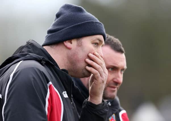 Ballymena head coach Andy Graham endured a nerve-wracking afternoon in Saturday's late win at Old Crescent. Picture: Press Eye.