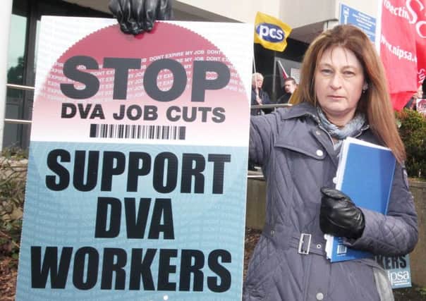 Allison Wilson, who has worked at DVA in Coleraine for 25 years. INCR13-504MJ