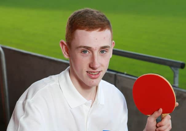 Newtownabbey table tennis prospect, Zak Wilson
