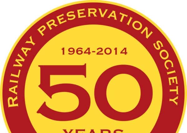 The Railway Preservation Society of Ireland's anniversary logo was unveiled at a launch event in Whitehead. INCT 14-701-CON