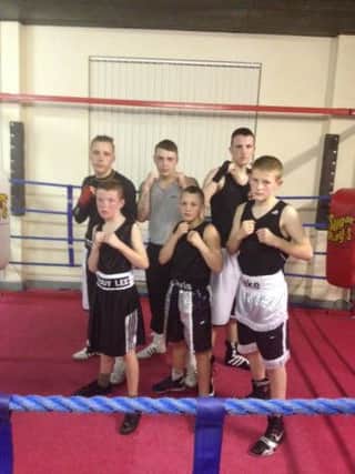 Some of the english boxers who will be taking part in the Fight Night this Friday.