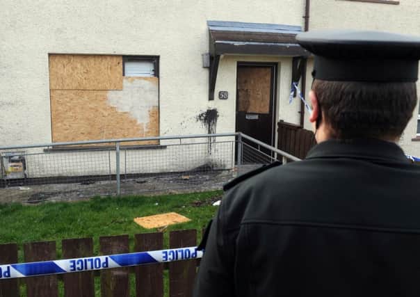 Damage caused to a house on Knockdhu Park. picture: Colm Lenaghan/Pacemaker