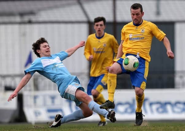 Eoin Kane was one a number of youngsters who impressed in Ballymena United's weekend defeat by Dungannon Swifts. Picture: Press Eye.