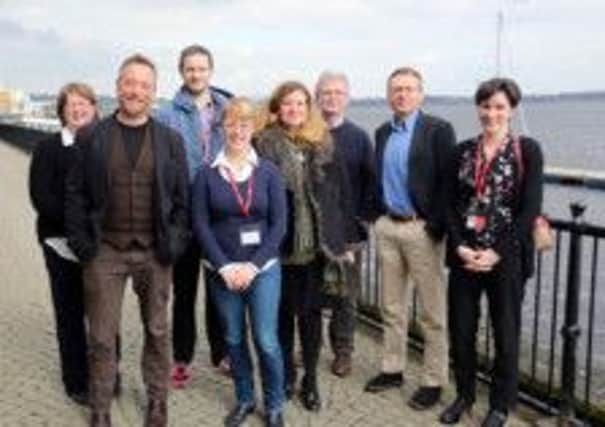 Pictured left to right are Eleanor Anderson Canadian Partner, Peter Varley University of Highlands & Islands Scotland, Patrick Brouder Sweeden, Sari Alatossava Finland, Mary Blake Derry City Council, Martin Bradley Discover Faughan Valley, Dr Steve Taylor University of Highlands & Islands Scotland and Caroline Brady Border Regions.