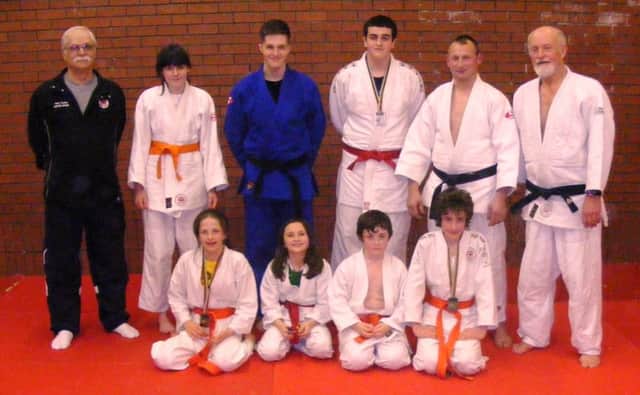 Some of the squad from Coleraine Judo Club who attended the recent Northern Ireland Open.
