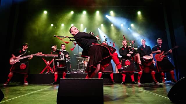 The Red Hot Chilli Pipers who are performing at the Gatherin of the Isle Festival in the borough later this month.
