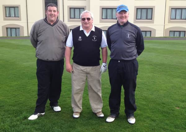 Members of The Rising Sun golf society enjoying their day out at Roe Park.