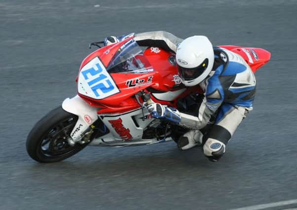 Dean McMaster has thanked the people who looked after him following his crash at Mondello. Picture: Roy Adams.
