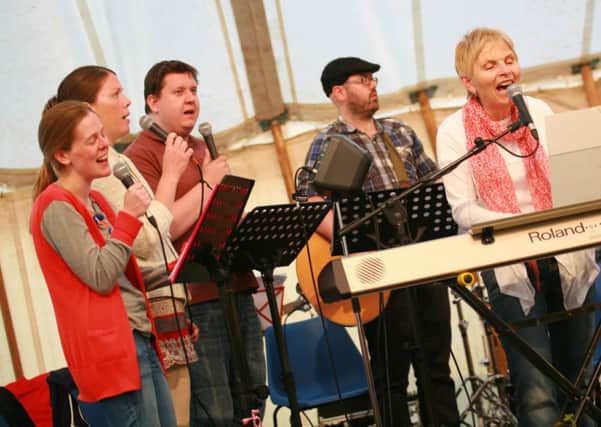 The worship team at Keswick Portstewart, which takes place in July