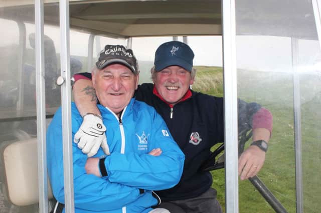 Luke Mullan and Uel Millar at Portstewart Golf Club.