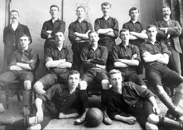 Leslie Matthews has unearthed this old photograph of Banbridge FC from 1898 - 99, can any of our readers supply names ?  © Edward Byrne Photography INBL15-270EB