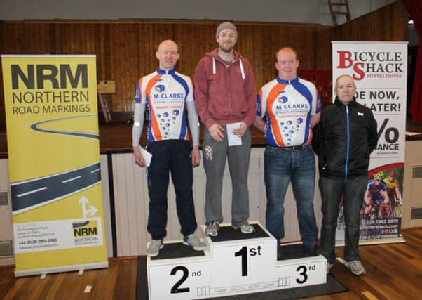 Prizewinners in the club section race at the recent Bann Valley Classic event.