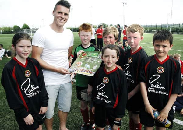 Last season's Ballymena Invitational Mini Soccer League was launched by Northern Ireland international Josh Carson, who played in the tournament for Antrim Rovers.