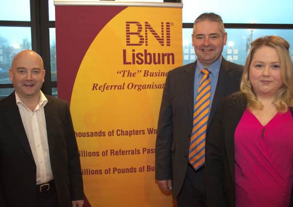 (L-R) Stephen Salley, Andrew Dobbin and Cathy Brown.sub