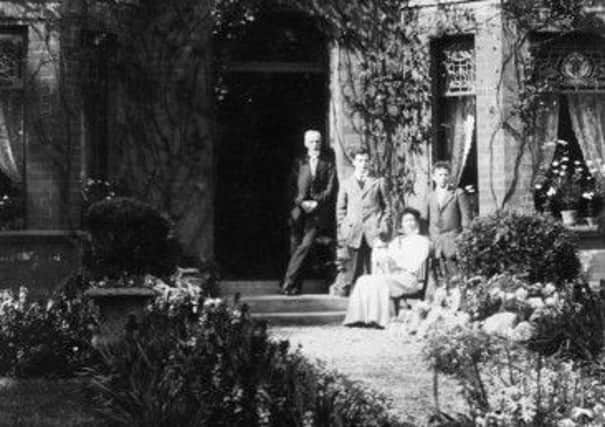 The Williams family pictured at home in Londonderry in 1912 before the horror of the First World War.