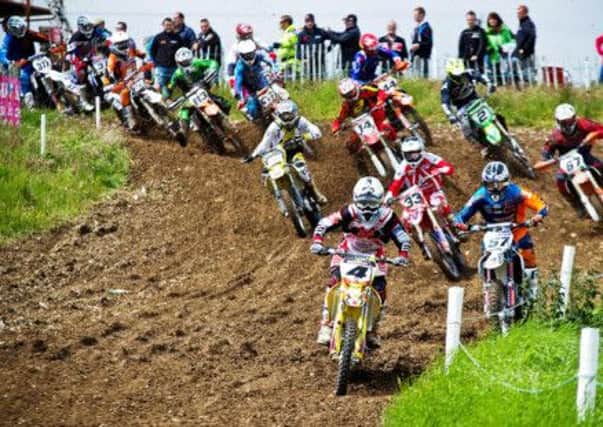 Action from the recent motocross event at Desertmartin
