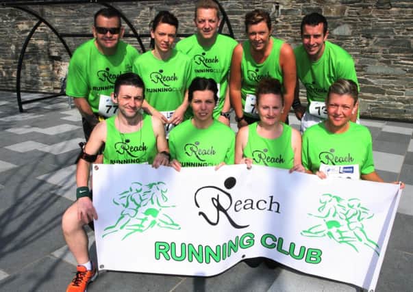 The Reach Running Club, Strathfoyle, pictured before Sunday's race. DER1714MC125