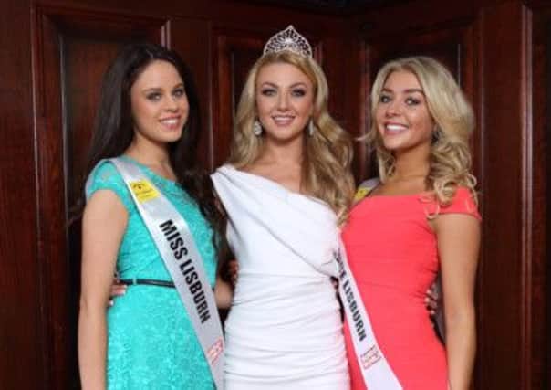 The finalists of the 2014 Open + Direct Miss Northern Ireland contest took part in an intense induction session at the Europa Hotel recently. At the  event are (from left) Miss Lisburn, Claire McErlean, current titleholder Meagan Green and Miss Spice Lisburn, Sara Murphy.