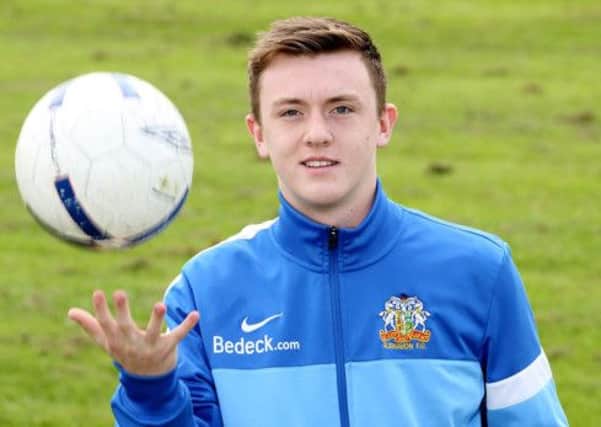 James Singleton will be leaving his classroom at Laurelhill to play for Glenavon. US1418-611cd Picture: Cliff Donaldson