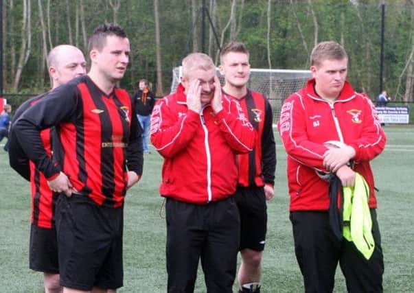 Harryville Homers manager Robert Duddy and his players had to endure the disappointment of Junior Cup final defeat last season.