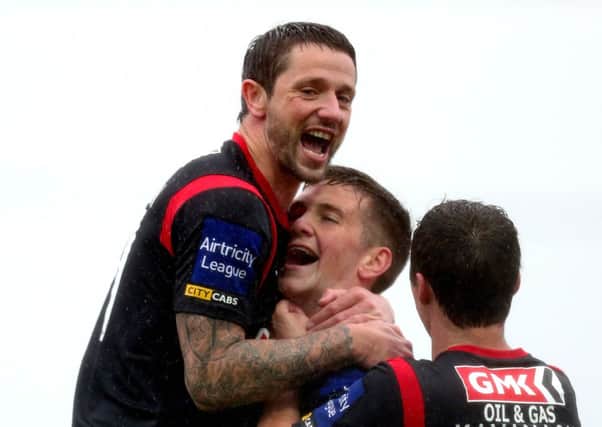 Derry City's Rory Patterson fired home their winner at Sligo Rovers.