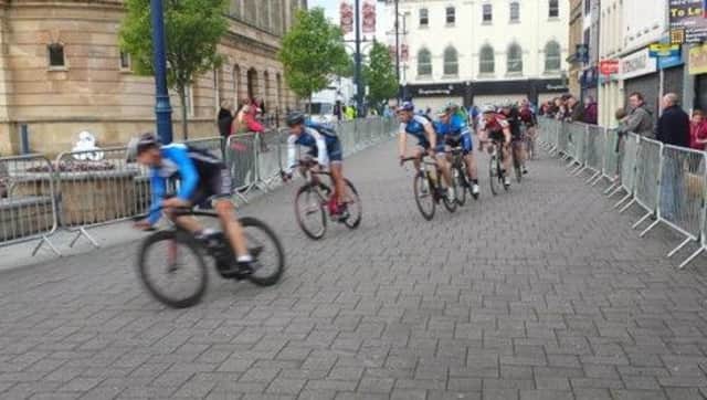 Action from the CRIT Race.