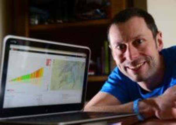Ben Lowe, a keen cyclist and web innovation consultant, whose Veloviewer insights into the Giro d'Italia Big Start route are now on our site. Picture Scott Merrylees.