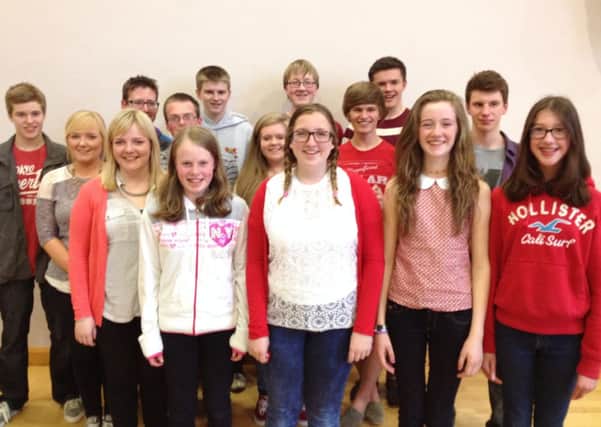 Young people from Banbridge Road Presbyterian Church who are organising the Eurofest event