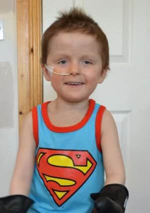 A real fighter: Oscar Knox.