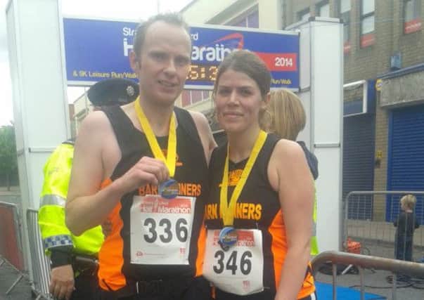 Andrew Stevenson and Emma Wightman of Barn Runners. INLT 20-913-CON