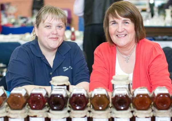 Pamela and Margaret Turtle were selling home made jams. INCT 20-417-RM