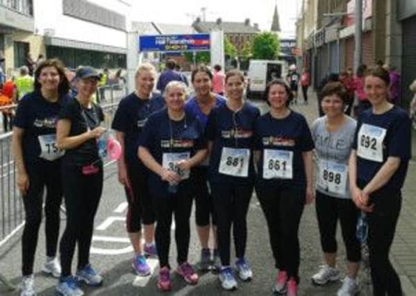 Some of the Ultimate Challenge's runners who took part in Sunday's Strabane Lifford 5k.
