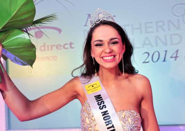 PACEMAKER BELFAST  12/05/2014 Rebekah Shirley is Crowned The Open + Direct Miss Northern Ireland 2014, with 13 Heats across NI, Beating 26 Finalists from13 Heats across NI with the final being held in the Europa Hotel Belfast.
Photo Kirth Ferris/Pacemaker Press