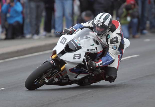 Michael Dunlop in action during Saturday's races.