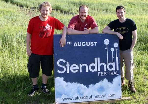 John Cartwright, Ross Pakhill and Colm O'Donnell pictured during preparations for last year's festival. INLV2713-014KDR