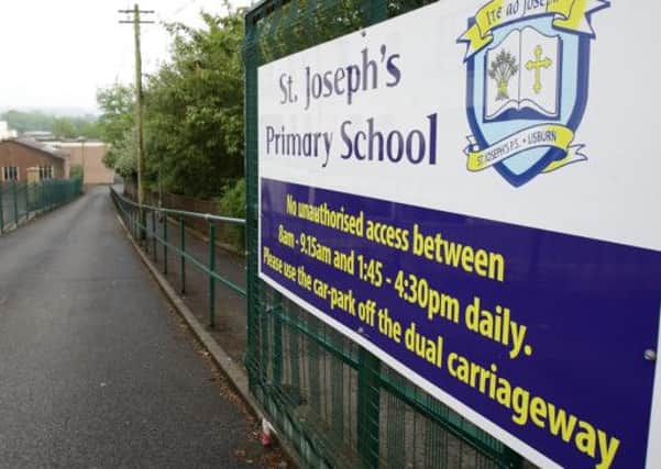 The entrance to St Joseph's Primary School. US1421-547cd Picture: Cliff Donaldson