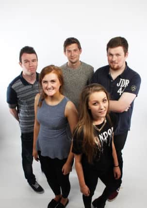 The students from South Eastern Regional College Lisburn campus who are set to hold a photography exhibition in The Long Gallery at Stormont.