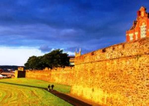 Derry's historic Walls command impressive views of the city.