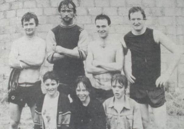 The annual summer festival organised by Brownlow Community Council ended with an Its a Knock-out competition in 1985.
