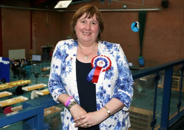 Mayor of Larne and UUP member Maureen Morrow, elected in the Coast Road