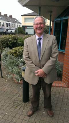 Delighted: the DUP's Frank Campbell was the first elected in Causeway DEA. INCR22-511S