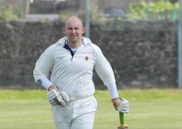 Gareth Alexander made 52 runs in Larne's defeat to Cregagh on Saturday. Photo: Larne Times.